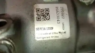 Peça sobressalente para automóvel em segunda mão compressor de ar condicionado a/a a/c por citroen c5 berlina 2.0 hdi cat (rhr / dw10bted4) referências oem iam 6453re  6453re