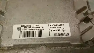 Автозапчастина б/у ебу контролер двигуна для renault modus / grand modus (f/jp0_) 1.2 (jp0c, jp0k, fp0c, fp0k, fp0p, jp0p, jp0t) посилання на oem iam 8200414422 s120200102a siemens 