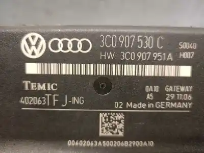 Pezzo di ricambio per auto di seconda mano modulo elettronico per volkswagen passat b6 variant (3c5) 2.0 tdi riferimenti oem iam 3c0907530c 402063tfj temic 