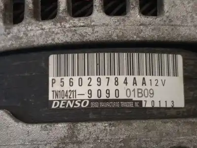 Peça sobressalente para automóvel em segunda mão alternador por jeep compass (mp, m6, mv, m7) 1.4 multiair referências oem iam p56029784aa tn1042119090 denso 56029784aa