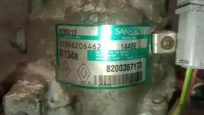 Peça sobressalente para automóvel em segunda mão compressor de ar condicionado a/a a/c por renault modus / grand modus (f/jp0_) 1.2 (jp0c, jp0k, fp0c, fp0k, fp0p, jp0p, jp0t) referências oem iam 8200357173 sd6v12 sanden 8200819568