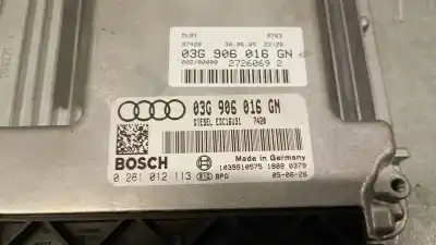 Second-hand car spare part ecu engine control for audi a4 berlina (8ec) 2.0 tdi oem iam references 03g906016gn 0281012113 bosch 