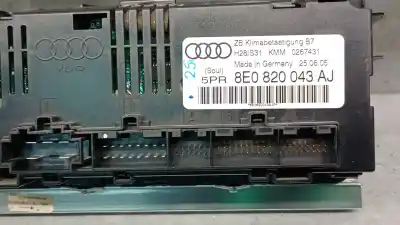 Peça sobressalente para automóvel em segunda mão comando de sofagem (chauffage / ar condicionado) por audi a4 berlina (8ec) 2.0 tdi referências oem iam 8e0820043aj  8e0820043bj