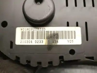 Peça sobressalente para automóvel em segunda mão quadrante por seat leon (1m1) 1.9 tdi referências oem iam w01m0920822d 110080153005 vdo 1m0920802x