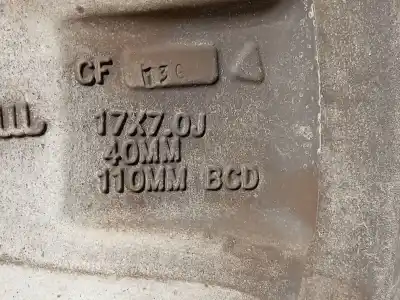 Second-hand car spare part rim for jeep compass (mp, m6, mv, m7) 1.4 multiair oem iam references 5vc25trmaa  r17x7.0j40mm