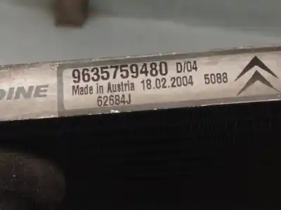 Peça sobressalente para automóvel em segunda mão condensador / radiador de ar condicionado por citroen c3 1.4 hdi exclusive referências oem iam 9635759480 62684j 6455cz
