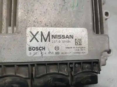 Автозапчастина б/у ебу контролер двигуна для nissan qashqai / qashqai +2 i (j10, nj10, jj10e) 2.0 dci посилання на oem iam 23710br40a 0281014858 
