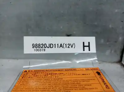 Автозапчастина б/у блок управління подушками безпеки для nissan qashqai / qashqai +2 i (j10, nj10, jj10e) 2.0 dci посилання на oem iam 98820jd11a 100319 