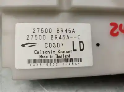 Pezzo di ricambio per auto di seconda mano controllo riscaldamento / aria condizionata per nissan qashqai / qashqai +2 i (j10, nj10, jj10e) 2.0 dci riferimenti oem iam 27500br45a a3515232br45a 27500br45a
