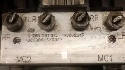 Peça sobressalente para automóvel em segunda mão abs por fiat panda (169) 1.2 8v dynamic referências oem iam 46802215 0265231312 bosch 71748855
