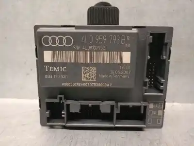 Peça sobressalente para automóvel em segunda mão módulo electrónico do fecho central por audi q7 (4l) 3.0 tdi referências oem iam 4l0959793b