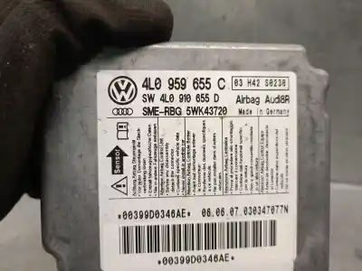 Автозапчасти б/у блок управления подушками безопасности за audi q7 (4l) 3.0 tdi ссылки oem iam 4l0959655c 5wk43720 siemens 