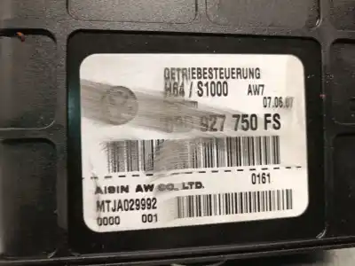 Peça sobressalente para automóvel em segunda mão unidade de controle automática da caixa de câmbio por audi q7 (4l) 3.0 tdi referências oem iam 09d927750fs  mtja029992