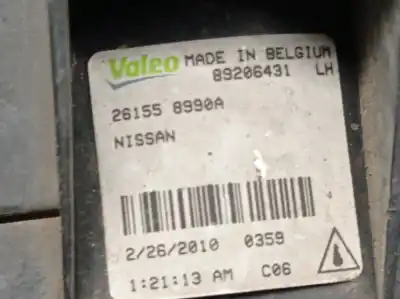 Автозапчастина б/у ліва протитутмана для nissan qashqai / qashqai +2 i (j10, nj10, jj10e) 2.0 dci посилання на oem iam 261558990a 89206431 261558990a