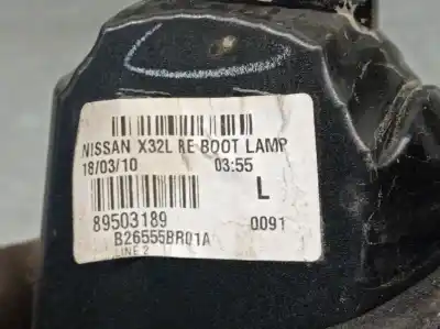 Pezzo di ricambio per auto di seconda mano lampada posteriore sinistra per nissan qashqai / qashqai +2 i (j10, nj10, jj10e) 2.0 dci riferimenti oem iam b26555br01a 89503189 26555br01a