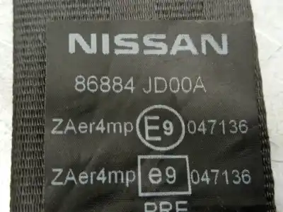 Автозапчастина б/у передній лівий ремін безпеки для nissan qashqai / qashqai +2 i (j10, nj10, jj10e) 2.0 dci посилання на oem iam 86884jd00a  86885jd010