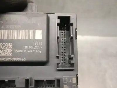 Peça sobressalente para automóvel em segunda mão módulo electrónico do fecho central por audi q7 (4l) 3.0 tdi referências oem iam 4l0959792b 0033tfj0001 temic 