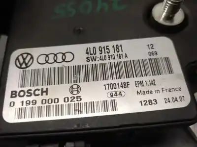 Peça sobressalente para automóvel em segunda mão módulo eletrônico por audi q7 (4l) 3.0 tdi referências oem iam 4l0915181 0199000025 bosch 