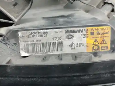Автозапчастина б/у ліва фара для nissan qashqai / qashqai +2 i (j10, nj10, jj10e) 2.0 dci посилання на oem iam 26060br60a 1el01033525 26060br60a