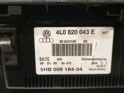 Автозапчасти б/у климат-контроль за audi q7 (4l) 3.0 tdi ссылки oem iam 4l0820043e  4l0820043e