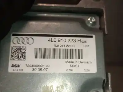 Peça sobressalente para automóvel em segunda mão módulo eletrónico antena por audi q7 (4l) 3.0 tdi referências oem iam 4l0910223h  4l0910223k