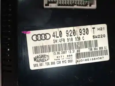 Peça sobressalente para automóvel em segunda mão quadrante por audi q7 (4l) 3.0 tdi referências oem iam 4l0920930  4l0920930