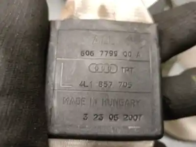 Peça sobressalente para automóvel em segunda mão cinto de segurança dianteiro esquerdo por audi q7 (4l) 3.0 tdi referências oem iam 4l1857705  4l1857705