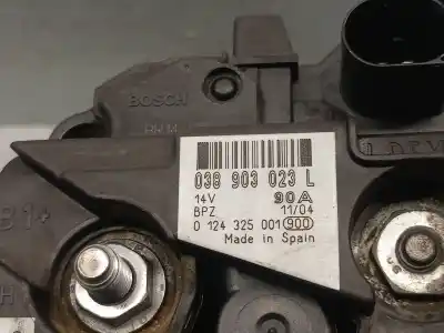 Автозапчастина б/у генератор для seat leon (1m1) 1.9 tdi посилання на oem iam 038903023l 0124325001 bosch 038903018px