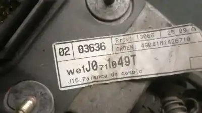 Автозапчастина б/у передач для seat leon (1m1) 1.9 tdi посилання на oem iam 1j0711049t  1j0711112e