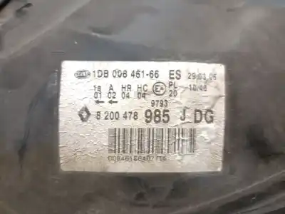 Автозапчастина б/у права фа для renault clio ii fase ii (b/cb0) 1.2 16v посилання на oem iam 8200478985 15601800 hella 260104339r