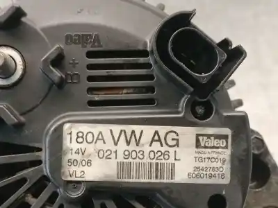 Peça sobressalente para automóvel em segunda mão alternador por volkswagen passat b6 variant (3c5) 2.0 tdi referências oem iam 021903026l 2542783d valeo 021903026l
