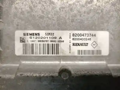 İkinci el araba yedek parçası ecu motor kontrol cihazi için renault clio ii fase ii (b/cb0) 1.2 16v oem iam referansları 8200473744 s120201109a siemens 