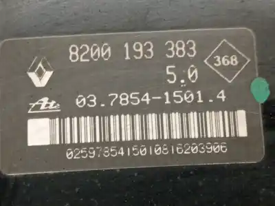 Автозапчастина б/у гальмівний серво для renault clio ii fase ii (b/cb0) 1.2 16v посилання на oem iam 8200193383 03785415014 7701205741