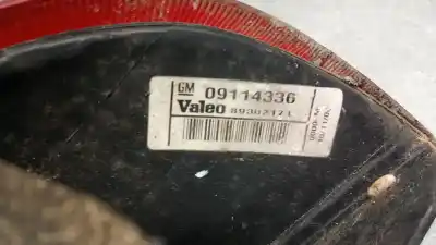 Peça sobressalente para automóvel em segunda mão farolim traseiro esquerdo por opel corsa c (x01) 1.7 dti (f08 f68) referências oem iam 09114336  1222000