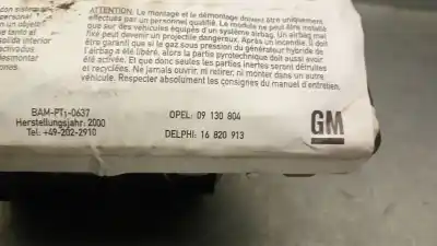 Pezzo di ricambio per auto di seconda mano air bag anteriore destro per opel corsa c (x01) 1.7 dti (f08 f68) riferimenti oem iam 09130804  5199064