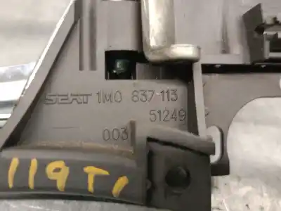 Автозапчасти б/у левая задняя внутренняя ручка за seat leon (1m1) 1.9 tdi ссылки oem iam 1m0837113  1m0837113