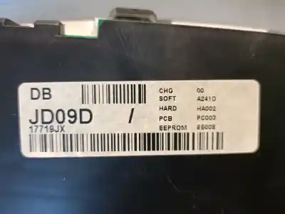 Second-hand car spare part dashboard for nissan qashqai / qashqai +2 i (j10, nj10, jj10e) 2.0 dci oem iam references 24810jd09d  24810jd09d