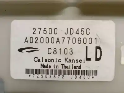İkinci el araba yedek parçası iklim kontrolü için nissan qashqai / qashqai +2 i (j10, nj10, jj10e) 2.0 dci oem iam referansları 27500jd45c  27500jd45c