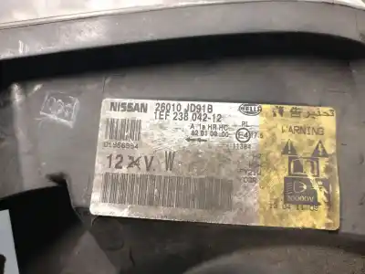 İkinci el araba yedek parçası sag far için nissan qashqai / qashqai +2 i (j10, nj10, jj10e) 2.0 dci oem iam referansları 26010jd91a  26010jd91a