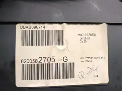 Peça sobressalente para automóvel em segunda mão quadrante por renault clio iii 1.5 dci diesel referências oem iam 8200582705  8201060310