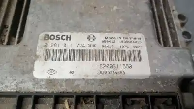 Second-hand car spare part ecu engine control for renault espace iv (jk0) (2002->) 2.2 dci (jk07) oem iam references 8200311550 0281011724 bosch 