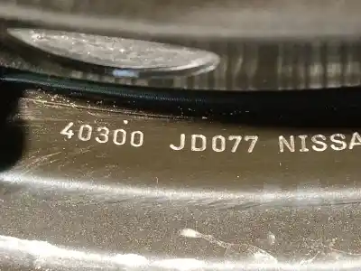 Second-hand car spare part spare tire for nissan qashqai / qashqai +2 i (j10, nj10, jj10e) 2.0 dci oem iam references 40300jd077  t14590r16106m