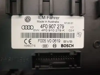 Second-hand car spare part electronic module for audi a6 berlina (4f2) 2.7 tdi oem iam references 4f0907279 496076 bosch 