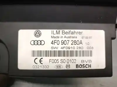 Second-hand car spare part electronic module for audi a6 berlina (4f2) 2.7 tdi oem iam references 4f0907280a 0321332 bosch 