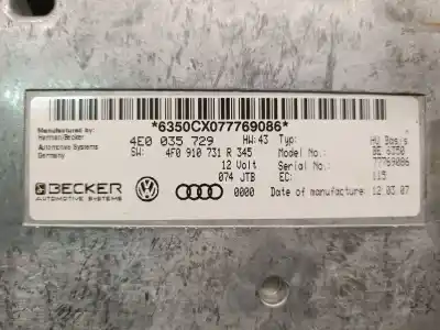 Second-hand car spare part electronic module for audi a6 berlina (4f2) 2.7 tdi oem iam references 4e0035729  