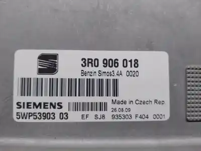 Second-hand car spare part ecu engine control for seat exeo (3r2) 1.6 oem iam references 3r0906018 5wp5390303 siemens 