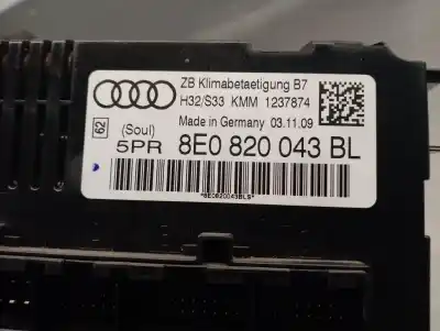 Автозапчастина б/у клімат-контроль для seat exeo (3r2) 1.6 посилання на oem iam 8e0820043bl  8e0820043bl