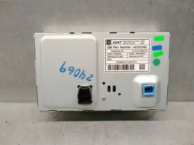 Автозапчастина б/у багатофункційний дисплей для opel zafira tourer c (p12) 1.6 cdti (75) посилання на oem iam 42353388 cy144780371a panasonic 1236199