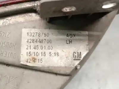 Автозапчасти б/у лампа бампера задняя левая за opel zafira tourer c (p12) 1.6 cdti (75) ссылки oem iam 13278790  1222332