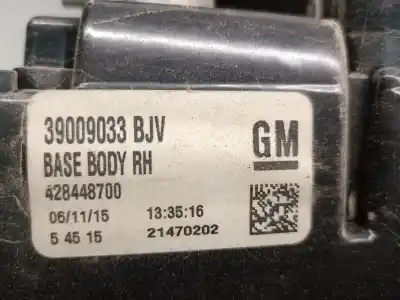 Автозапчастина б/у правий ліхтар для opel zafira tourer c (p12) 1.6 cdti (75) посилання на oem iam 39009033  1222321